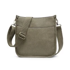 Army Green Crossbody W/ Removable Strap