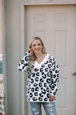 CUTIE Leopard Sweater!