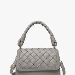 Woven Satchet- Charcoal