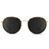 Tortoise Frame/Black Lens Sunglasses
