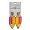 Pencil Beaded Earring