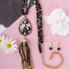 Animal Black Detail Necklace