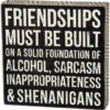 Friendship- Box Sign