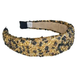 Black/Gold All That Glitters Headband