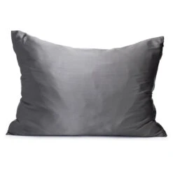 Satin Pillow Case- Charcoal