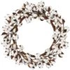 Cotton Wreath Decor