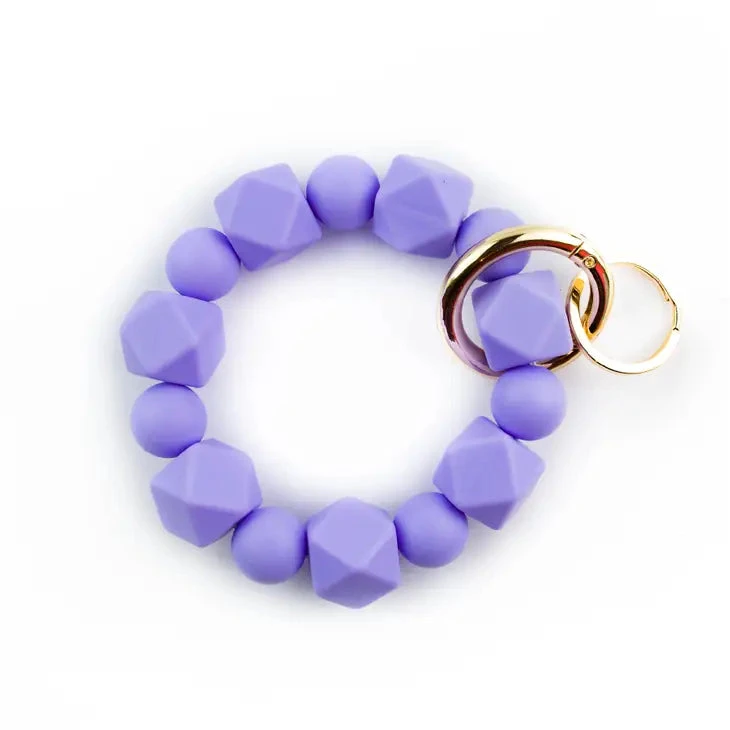 Keychain Hexagon Periwinkle