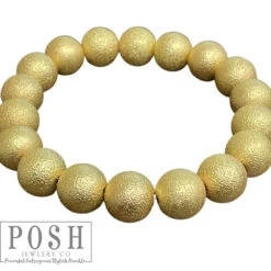 Brushed Bead Bracelet