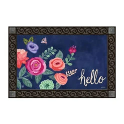 Boho Flower Door Mat