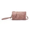 Mauve Crossbody/Wristlet/Clutch