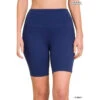 Navy Biker Short