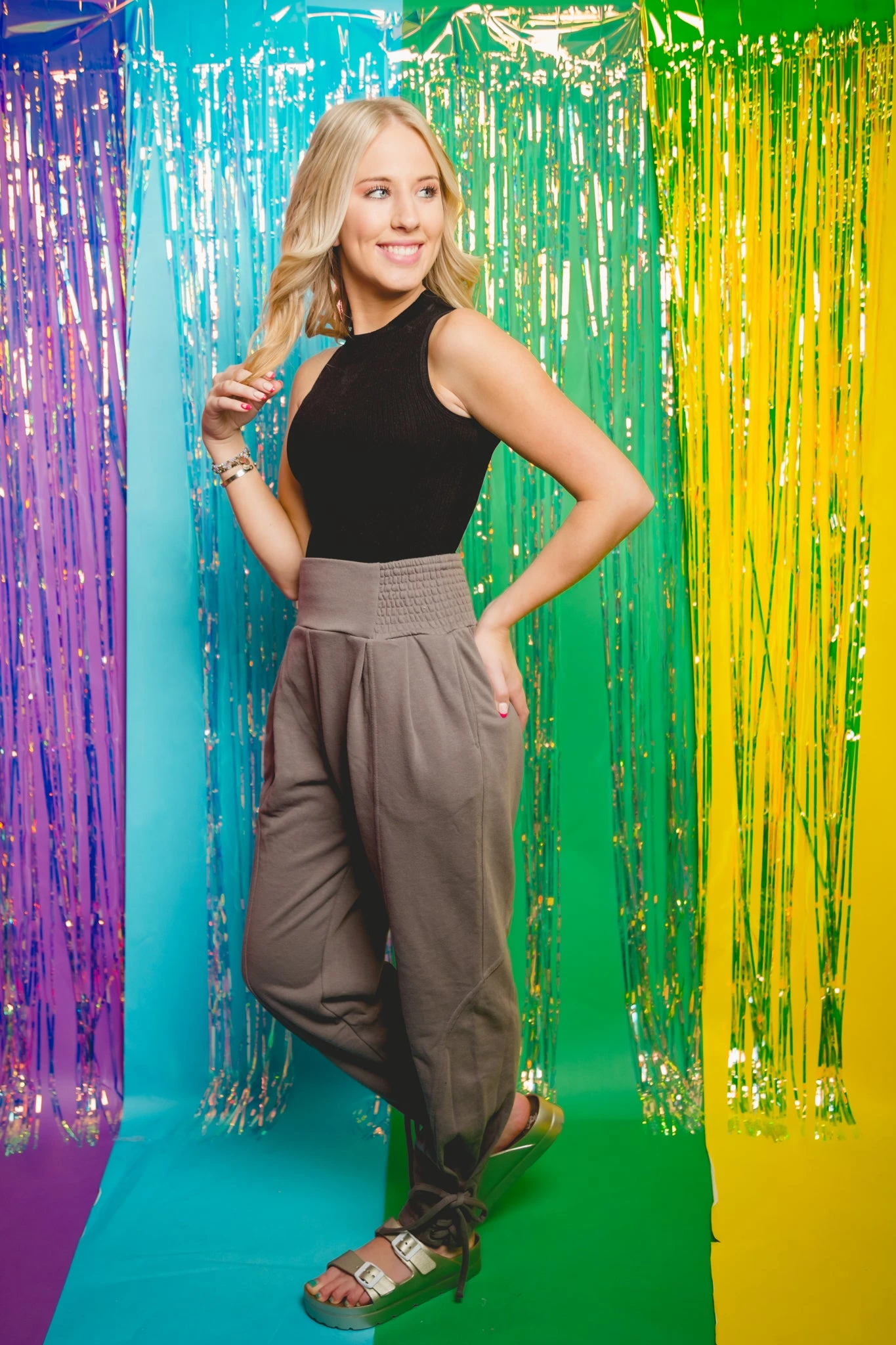 Charcoal Cinch Pants - Image 2