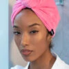 Hair Towel Twist- Pink
