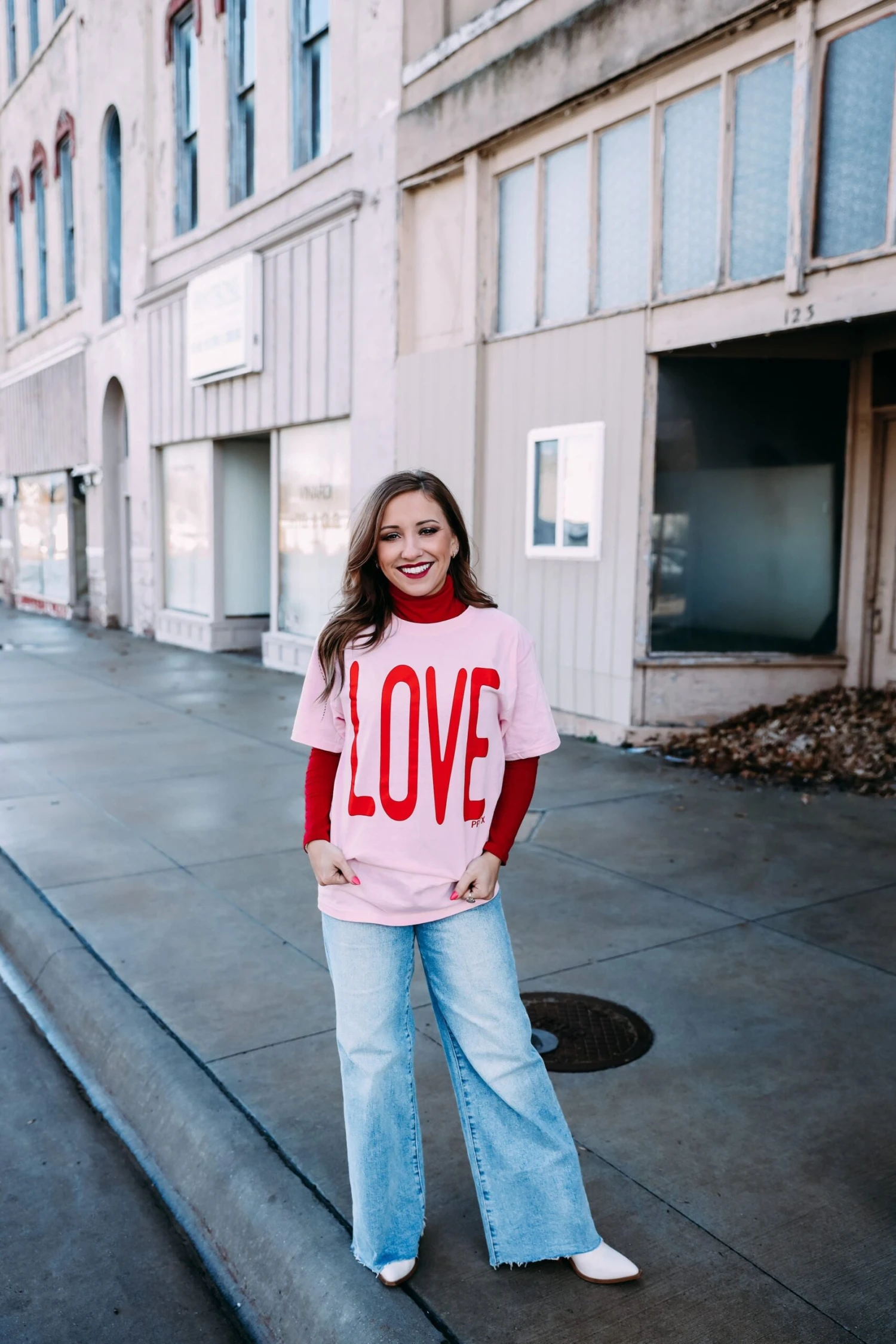 Tall LOVE Pink- Graphic