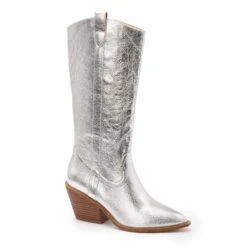 Howdy Silver Metallic Boot