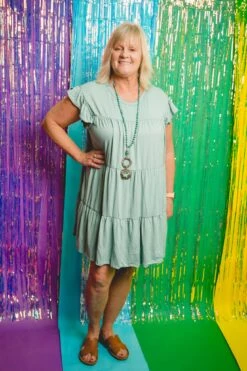 Seafoam Butter Dress