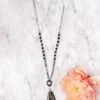 Clear Black Necklace