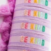 Embroidered Lilac Be Kind
