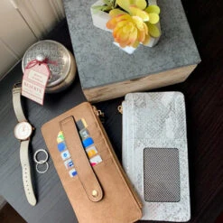 Saige Slim Wallet- Mult Colors