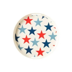 Multi Stars Reusable Bamboo Round Serving Tray