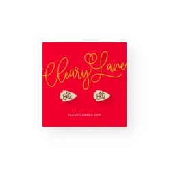 KC Aarowhead Script Earring