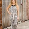 Cheetah Casual Overalls