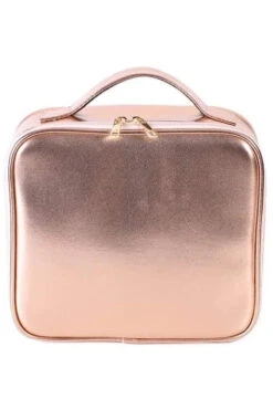 Gold Metallic Makeup Bag