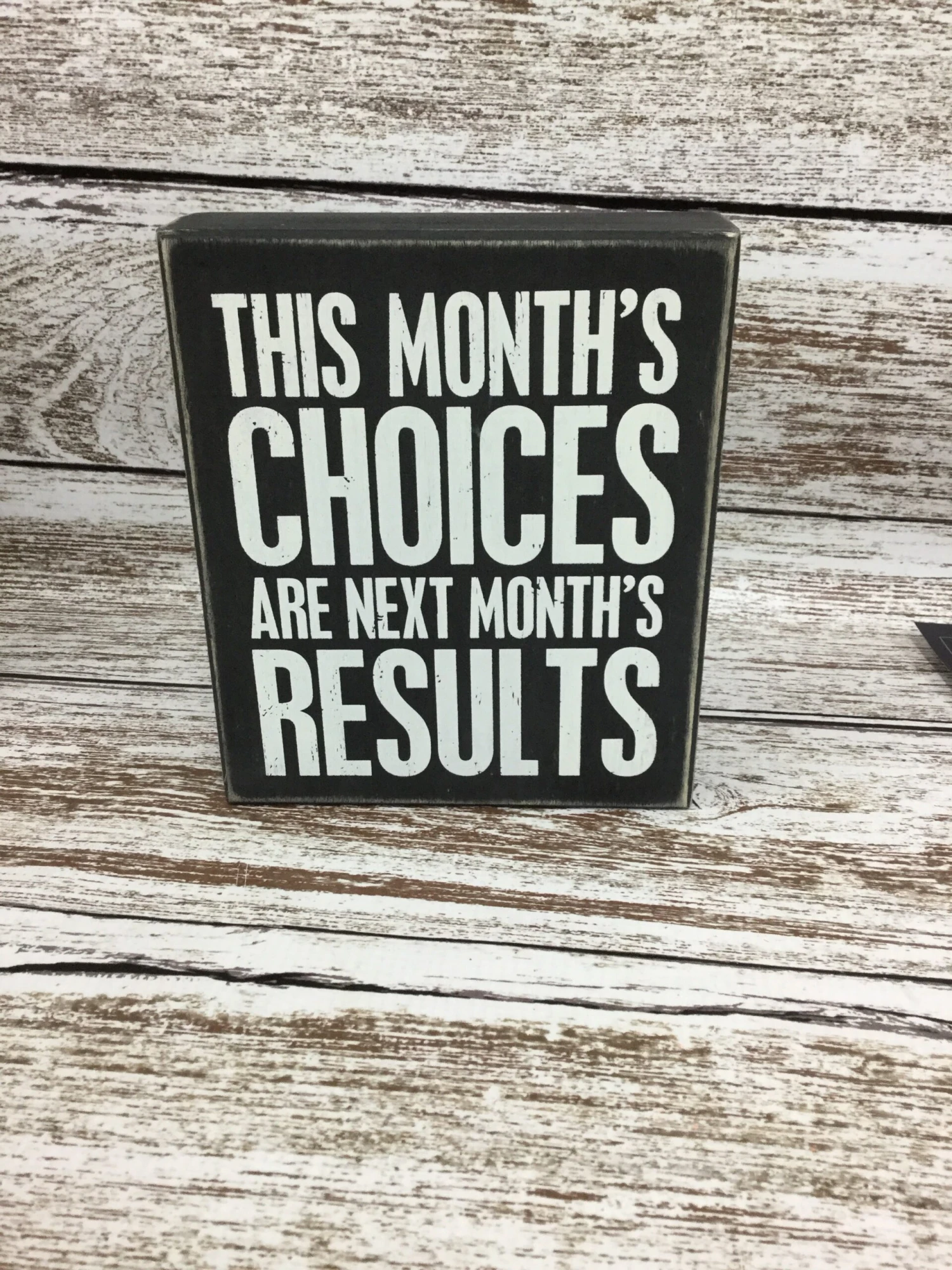 Choices Box Sign