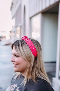 Hot Pink Gem Headband