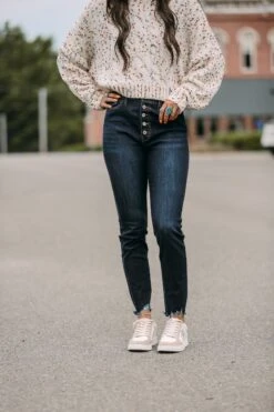 Kay Dark High Rise Denim