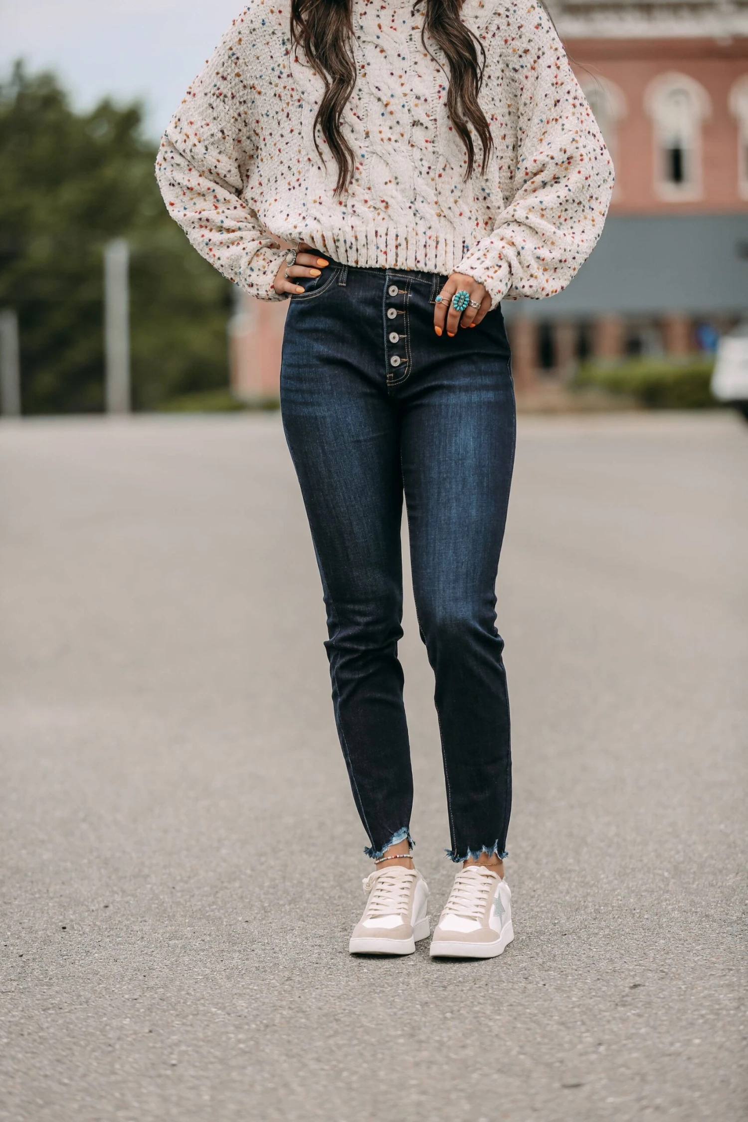 Kay Dark High Rise Denim