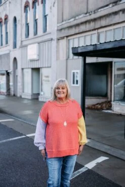 Sherbert Colorblock Sweater