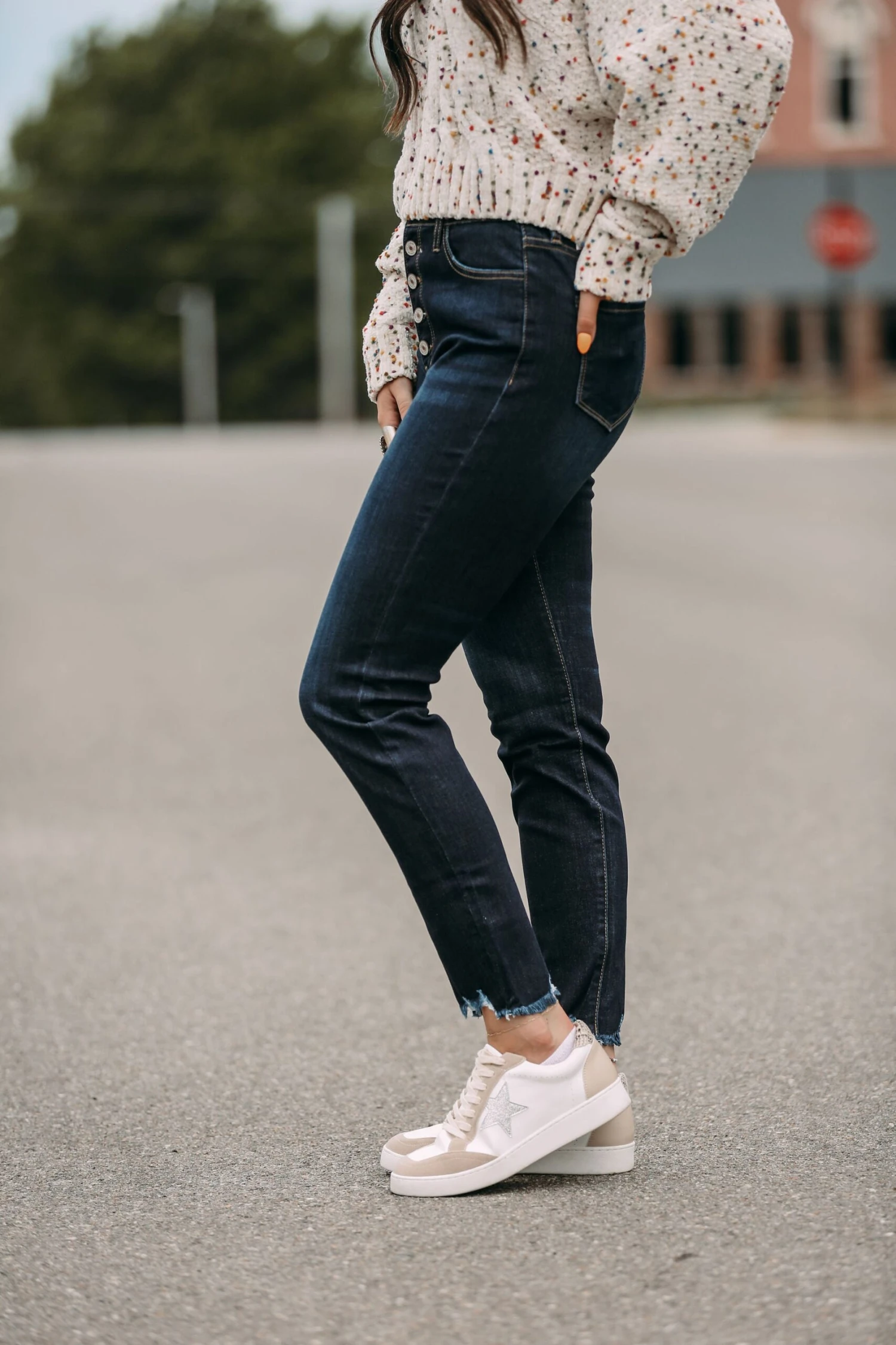 Kay Dark High Rise Denim - Image 2