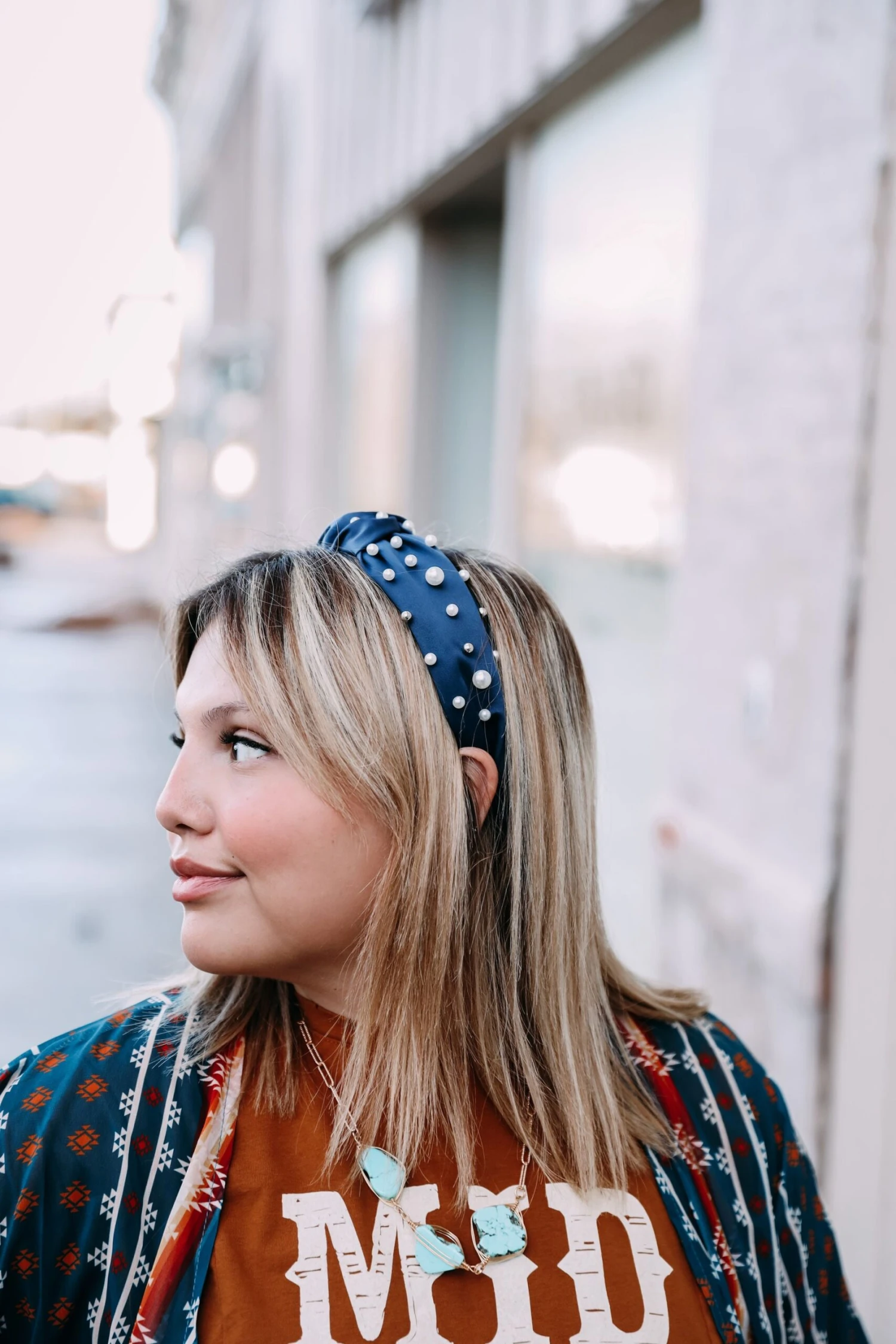 Navy It Girl Headband
