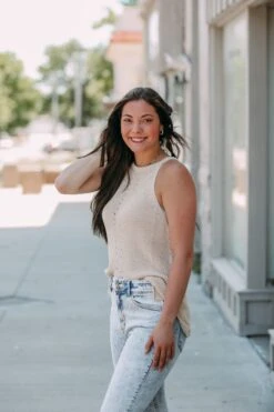 Oatmeal Sweater Tank