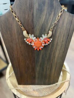 Coral Statement Necklace
