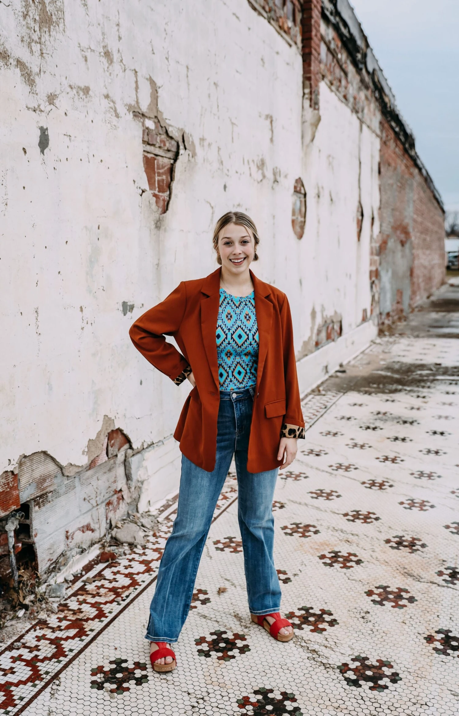 Leo Blue Bodysuit - Image 3