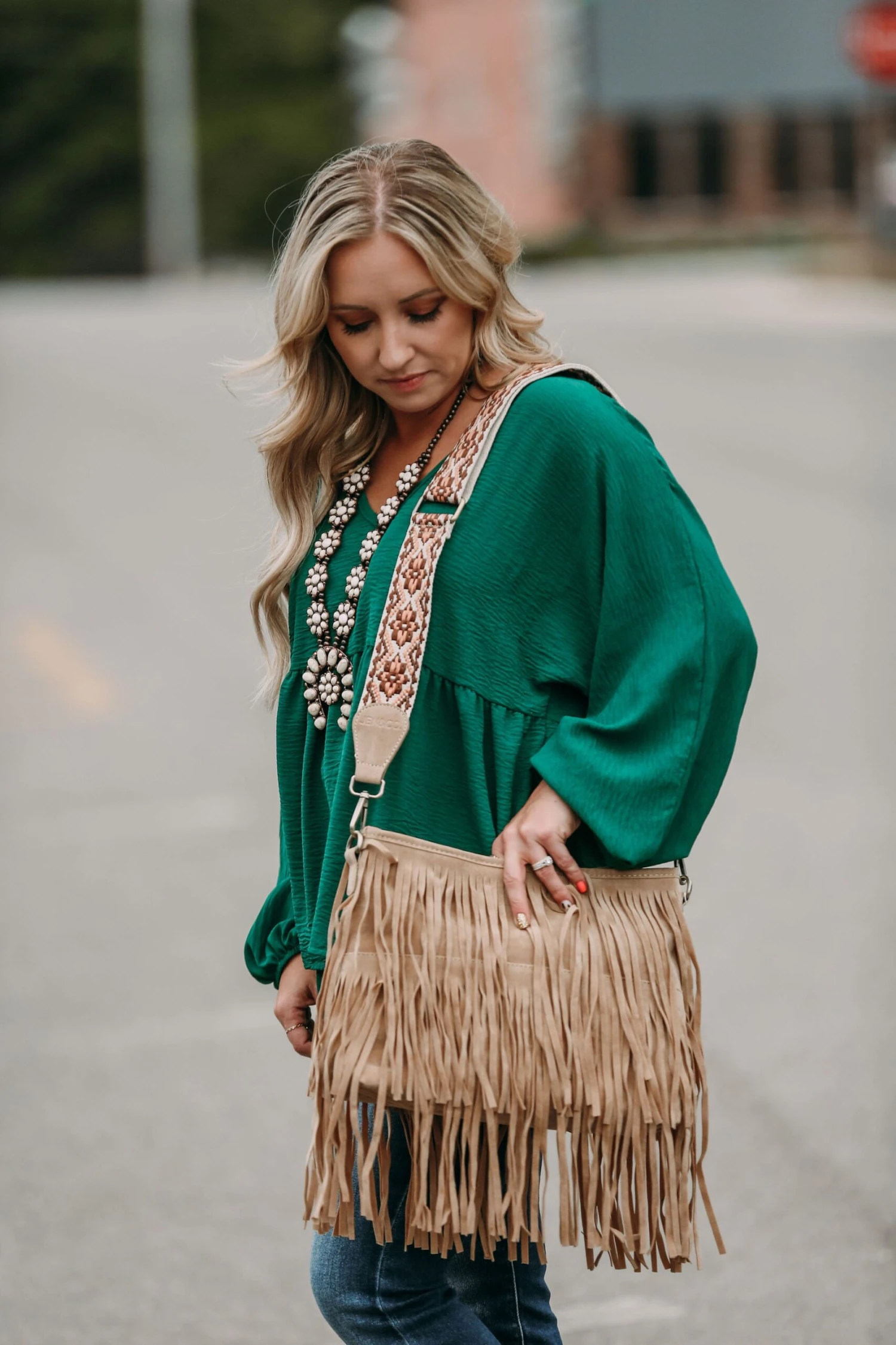 Sadie- Tan Crossbody