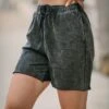Acid Black Capri Short