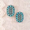 Turquoise Garden Glimmers Stud