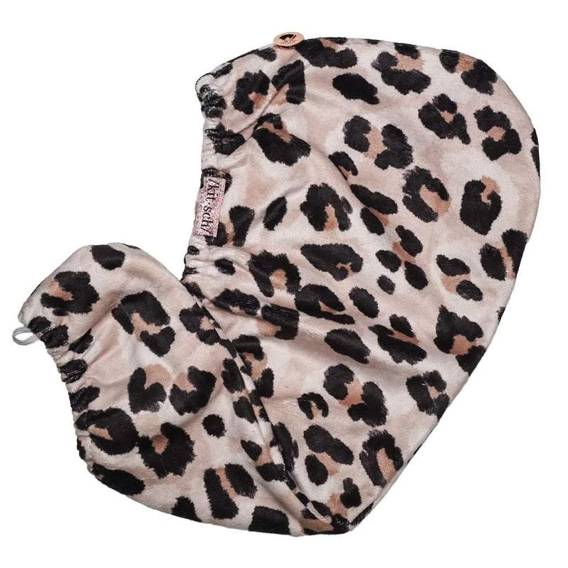 Microfiber Hair Towel- Leopard - Image 2