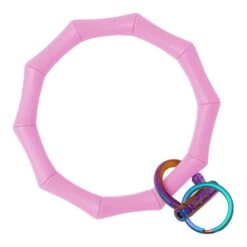 Pink/ Rainbow Bangle & Babe-Bamboo