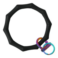 Black/Rainbow Bangle & Babe-Bamboo