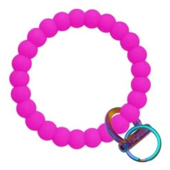 Hot Pink/ Rainbow Bangle & Babe-Bubble
